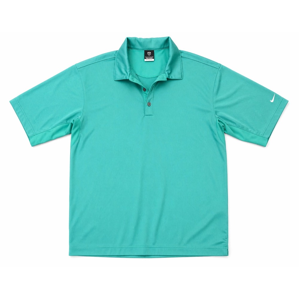Nike Golf Men's Sphere Dry Teal Green Polo‎ Shirt Short Sleeve Size Large